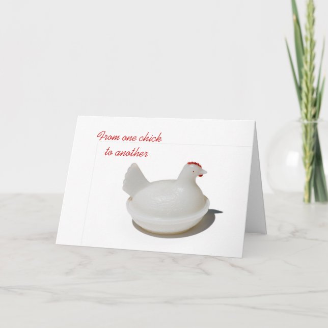 Cartão De um pintinho para outro (Frente)