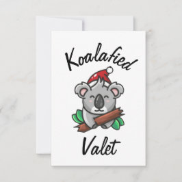 Cartão de Valet Koalafied