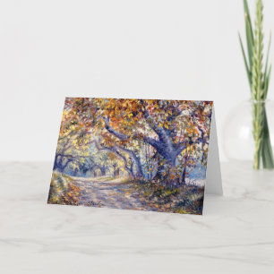 Cartão de Vazio "Autumn Road"