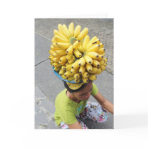 Cartão de Vazio de Banana