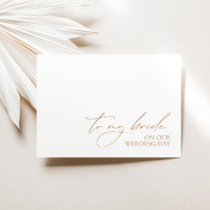 Cartão de Vazio de Mensagem de Casamento da Manhã 