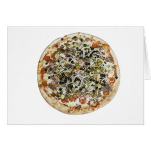 Cartão de Vazio de Pizza Suprema Gourmet