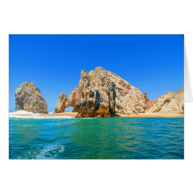 Cartão de Vazio El Arco de Cabo San Lucas (Frente horizontal)