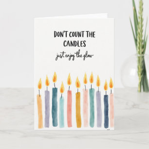 Cartão de Velas Alegres