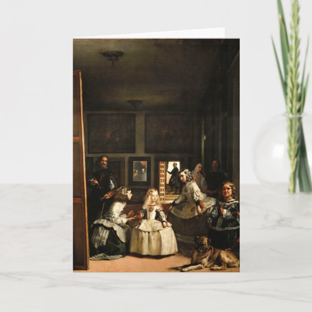 Cartão de Velázquez Las Meninas (Frente)