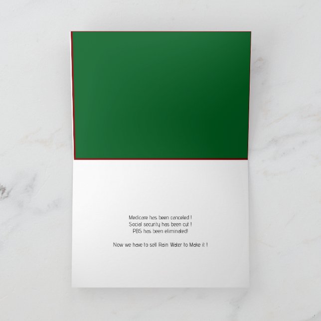 Cartão de Venda em Chuva (Interior)