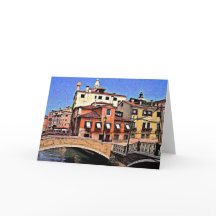 Cartão de Veneza Italia - (vazio para dentro)