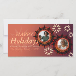 Cartão de Vergição Fotográfica de Ano Novo de Feri