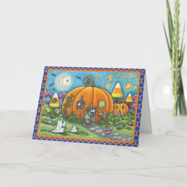 CARTÃO DE VERSÃO DA CASA DO MOUSE HALLOWETING VERS (Frente)