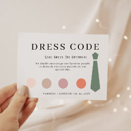 Cartão de Vestido de Convidado Elegante, roupa de