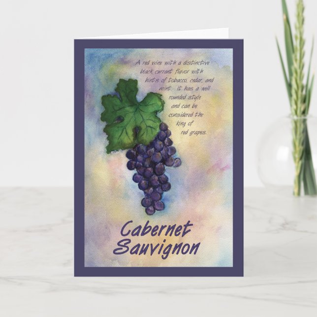 Cartão de Vestígio Cabernet Sauvignon (Frente)