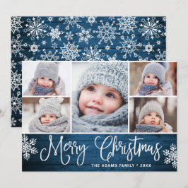 Cartão de Vestígio de Holly Berry Rustic 5 PHOTO