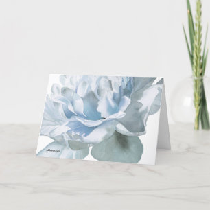 Cartão de Vestir Aquarela de Peony Fine Art