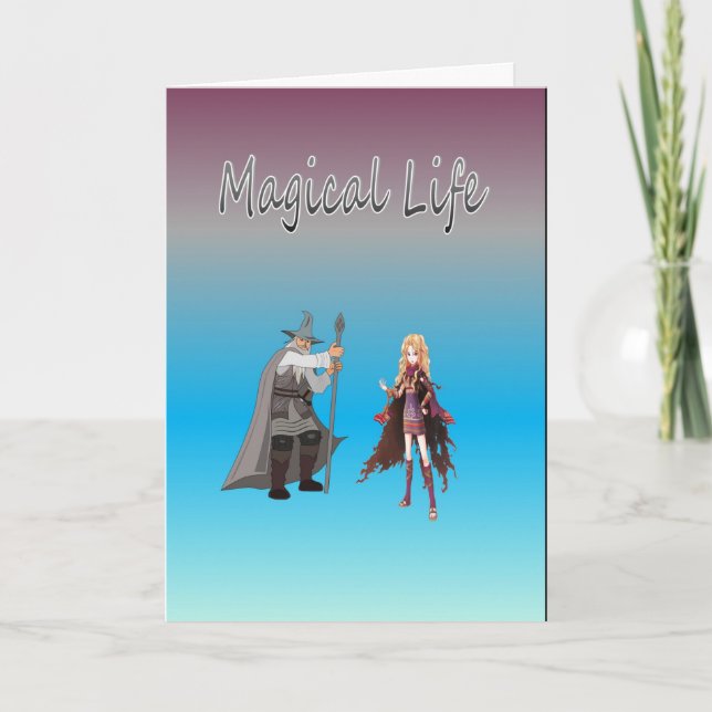 Cartão de vida mágico (Frente)