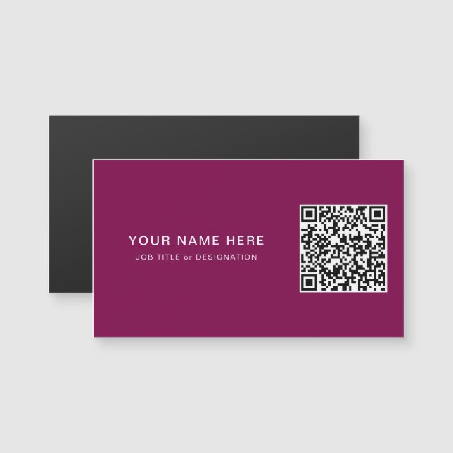 Cartão de Vinho de Título de Trabalho Personalizad (Frente/Verso)