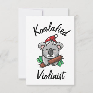 Cartão de Violinista Koalafied