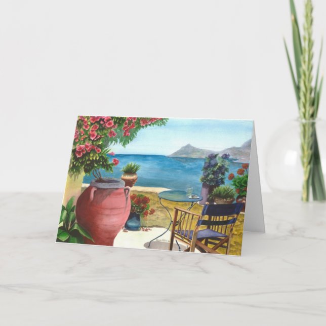 Cartão de visão mediterrânico (Frente)