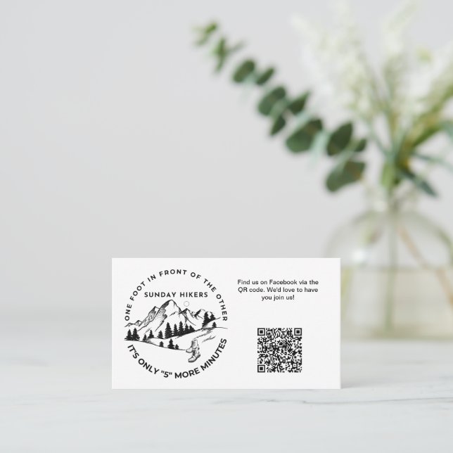 Cartão de visita (Em pé/Frente)