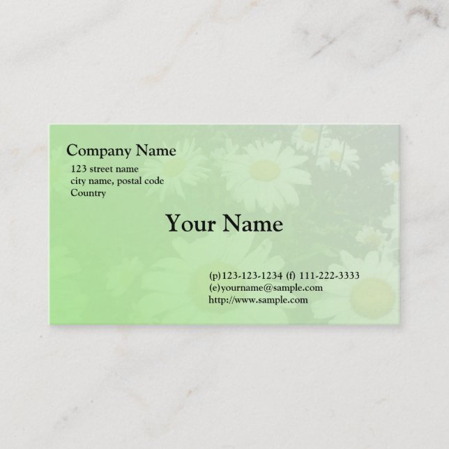 cartão de visita (Frente)