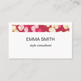 CARTÃO DE VISITA キュートなポップコーン柄の名刺