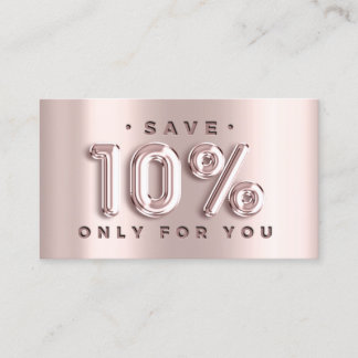 Cartão De Visita 100 INSERIR CÓDIGO QRCODE 10%OFF Rosa de logotipo 