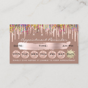 Cartão De Visita 100 Lâmpada de Brilho Holográfico do Lembrete de