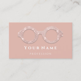 Cartão De Visita 100 Óptico-Rosa Óptico de Cuidados Ópticos Ópticos