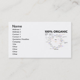 Cartão De Visita 100% Orgânico (Humor Ciclo De Krebs)