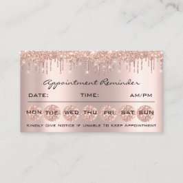 Cartão De Visita 100 Unhas de Lash da Maquiagem Social do Lembrete 