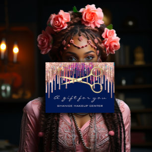 Cartão De Visita 100 VIP de Dissipador de Hairdresser de Certificad