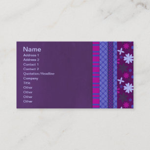 CARTÃO DE VISITA 1066 PÊLOS DE FUNDO DE PINCO AZUL AZUL COM FITAS 