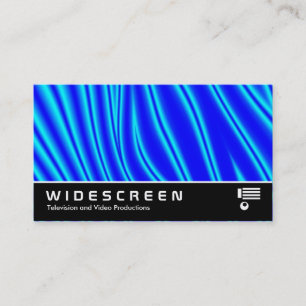 Cartão De Visita 147 Widescreen - Azul ondulado