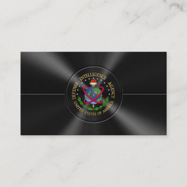 Cartão De Visita [154] Agência de Informação de Defesa: Den Especia (Frente)