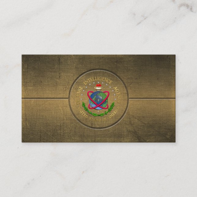 Cartão De Visita [154] Agência de Informação de Defesa: Edn Especia (Frente)