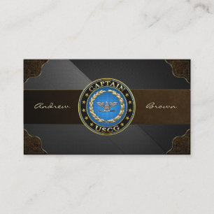 Cartão De Visita [154] Guarda costeira: Capitão (CAPT)
