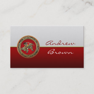 Cartão De Visita [154] Hokusai - Shoki que montam o leão de Shishi