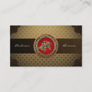 Cartão De Visita [154] Hokusai - Shoki Riding Shishi Lion