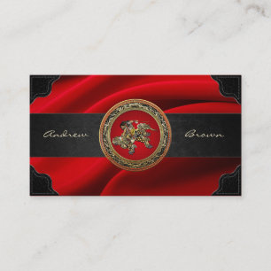 Cartão De Visita [154] Hokusai - Shoki Riding Shishi Lion