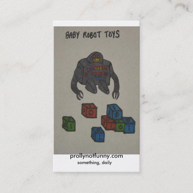 cartão de visita 2 de prollynotfunny.com (Frente)