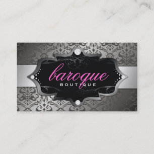 Cartão De Visita 311-Baroque rosa doce do boutique