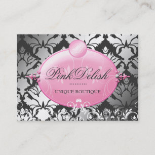 Cartão De Visita 311 carvão vegetal cor-de-rosa 3,5 x 2,5 da vers