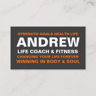 Cartão De Visita 311 carvão vegetal da laranja do instrutor etc. do