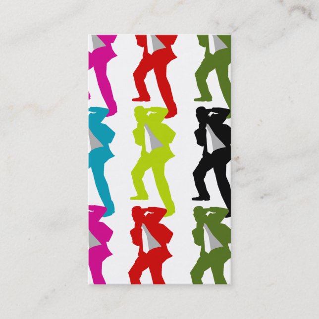 Cartão De Visita 311-Caught no fotógrafo do tiro da ação (Frente)