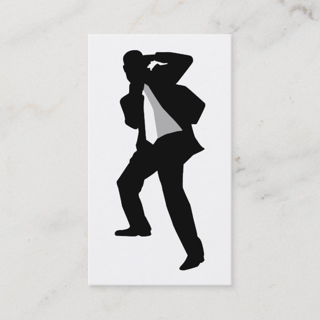 Cartão De Visita 311-Caught no fotógrafo do tiro da ação (Frente)