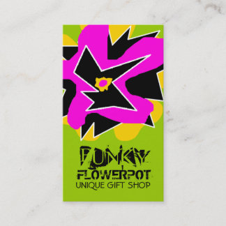Cartão De Visita 311-FUNKY VERDE da FLOR |