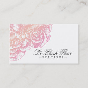 Cartão De Visita 311-Le luxuoso Fleur - rosa cremoso