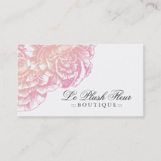 Cartão De Visita 311-Le luxuoso Fleur - rosa cremoso