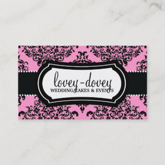 Cartão De Visita 311 Lovey Dovey Damask
