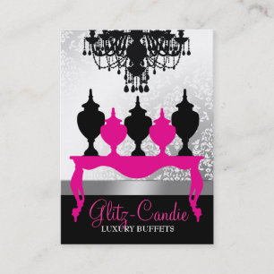 Cartão De Visita 311 Mesa Rosa Candie Glitzie