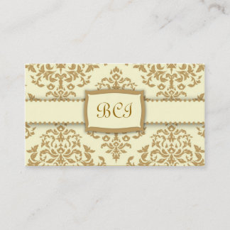 Cartão De Visita 311-Monogram cereja sobre o bolo - Buttercream